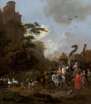 Noah Leaving the Ark by Adam Colonia Oil Painting