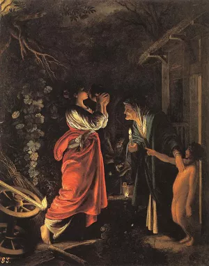 Ceres and Stellio by Adam Elsheimer Oil Painting