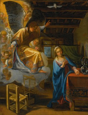 The Annunciation by Adam Elsheimer Oil Painting
