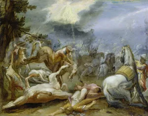 The Conversion of Saint Paul Oil painting by Adam Elsheimer