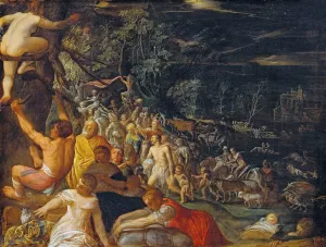 The Deluge by Adam Elsheimer Oil Painting