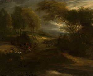 A battle scene by Adam Frans Van Der Meulen Oil Painting
