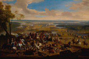 Battle Scene by Adam Frans Van Der Meulen Oil Painting