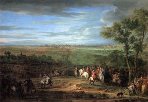 Louis XIV Arriving in the Camp in front of Maastricht