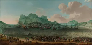 Victory over the Spanish near Gibraltar by a Fleet Commanded by Admiral Jacob van Heemskerck, 25 April 1607 by Adam Willaerts Oil Painting