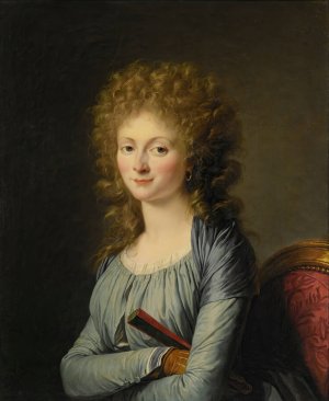 Portrait Of The Duchesse D'aiguillon by Adelaide Labille-Guiard Oil Painting