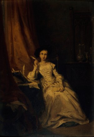 Portrait d'une actrice by Adele-Anaïs Colin Oil Painting