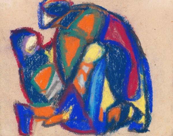 Main Product Photo of Figurliche Komposition  Painting by Adolf Holzel