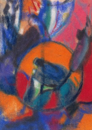 Komposition by Adolf Holzel Oil Painting