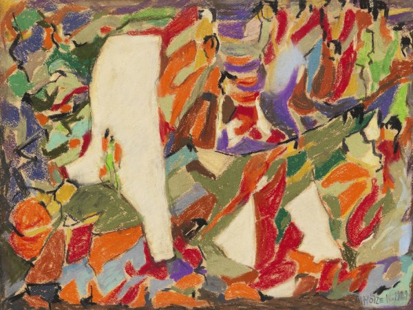 Main Product Photo of Komposition  Painting by Adolf Holzel