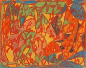 Ohne Titel by Adolf Holzel Oil Painting