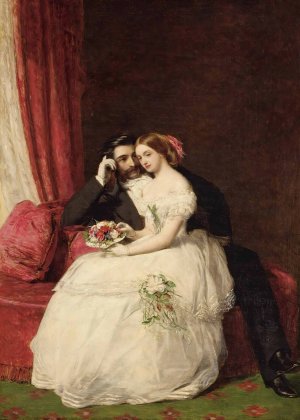 The Proposal by Adolf Humborg Oil Painting