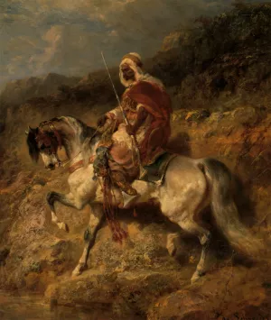 An Arab Horseman on the March