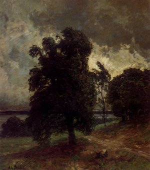 Before The Storm Oil painting by Adolf Stabli