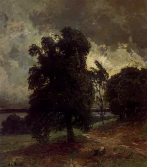 Before The Storm Oil painting by Adolf Stabli