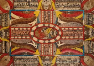 Der Wili See Zohrn Wald, in Amerika und Krohn Prinzessinn, Wiegalinda, von Waldau Feld, Skt. Adolf Hoof by Adolf Wolfli Oil Painting