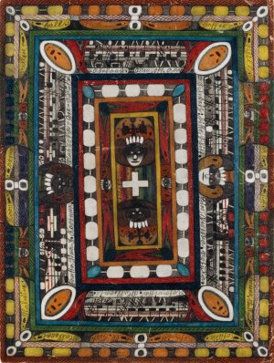 Die Geschafts Verkehr, Handels und Industriereiche Insel, Korfu, im baltischen Meer by Adolf Wolfli Oil Painting