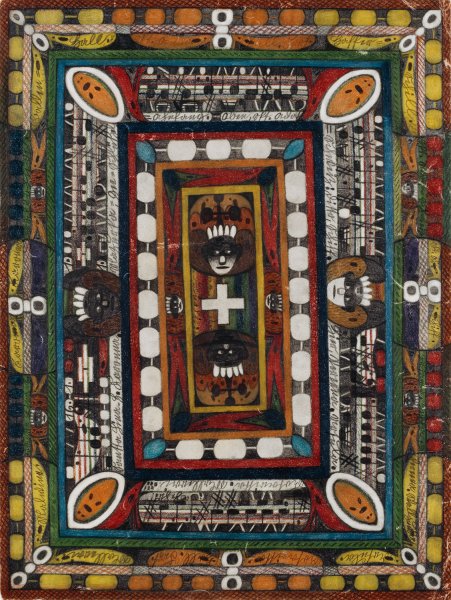 Main Product Photo of Die Geschafts Verkehr, Handels und Industriereiche Insel, Korfu, im baltischen Meer  Painting by Adolf Wolfli