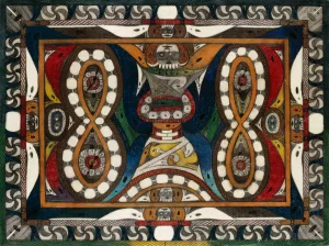 Wand Uhr Schlange by Adolf Wolfli Oil Painting