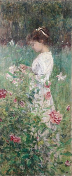 Main Product Photo of Rose di maggio Painting by Adolfo Tommasi