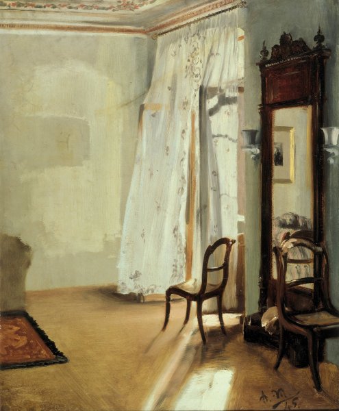 Main Product Photo of The Balcony Room  Painting by Adolph Menzel