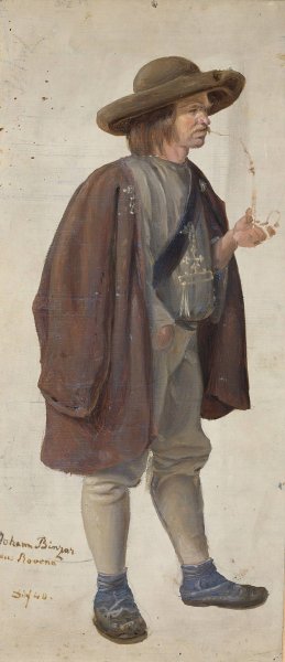 Main Product Photo of German Farmer  Painting by Adolph Tidemand