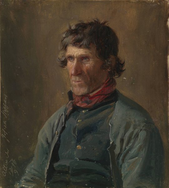 Main Product Photo of Portrait of Joseph Steffens from Altenahr  Painting by Adolph Tidemand