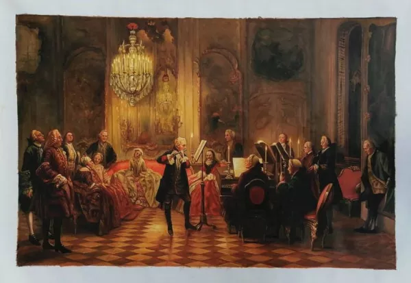 A Flute Concert of Frederick the Great at Sanssouci