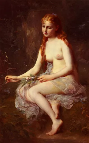 Innocence by Adolphe Jourdan Oil Painting