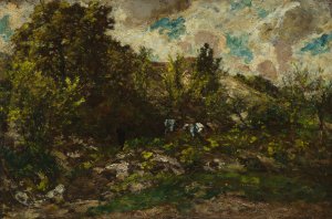 Autumn by Adolphe Monticelli Oil Painting