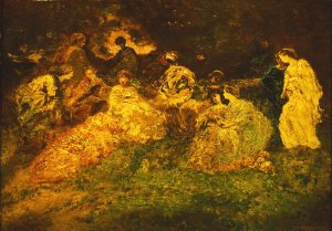 Fete Champetre by Adolphe Monticelli Oil Painting