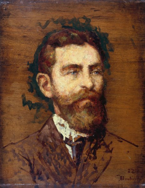 Main Product Photo of Portrait de Francois Ziem  Painting by Adolphe Monticelli