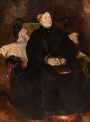 Portrait of a Lady by Adolphe Monticelli Oil Painting