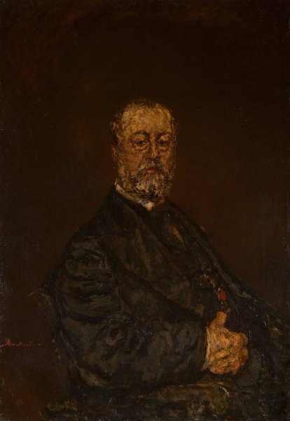 Main Product Photo of Portrait of Monsieur Rouland  Painting by Adolphe Monticelli