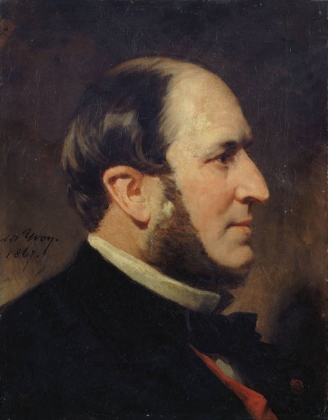 Main Product Photo of Portrait du baron Haussmann  Painting by Adolphe Yvon