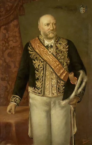 Cornelis Pijnacker Hordijk Oil painting by Adriaan Boudewijnse