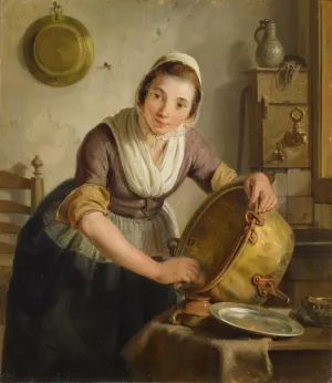Ketelschuurster by Adriaan De Lelie Oil Painting