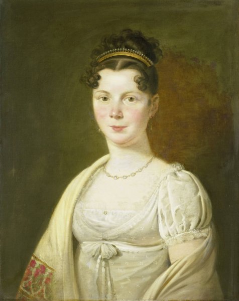 Main Product Photo of Portrait of Wilhelmina Maria Haack  Painting by Adriaan De Lelie