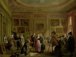 The Art Gallery of Josephus Augustinus Brentano by Adriaan De Lelie Oil Painting