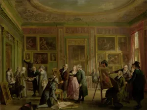 The Art Gallery of Josephus Augustinus Brentano by Adriaan De Lelie Oil Painting