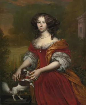 Portrait of a Lady by Adriaen Backer Oil Painting