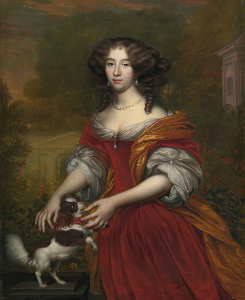Portrait of a Lady  by Adriaen Backer - Hand-Painted Oil Painting Reproduction