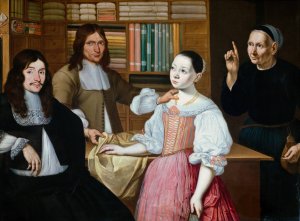 In the Draper's Shop by Adriaen Bloem Oil Painting