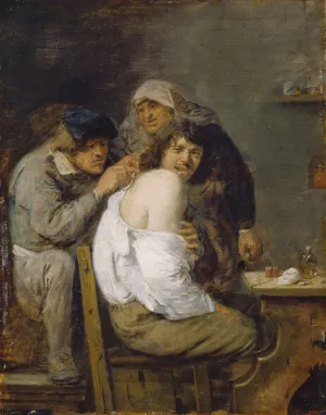 The Back Operation by Adriaen Brouwer Oil Painting