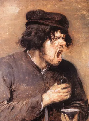 The Bitter Draught painting by Adriaen Brouwer