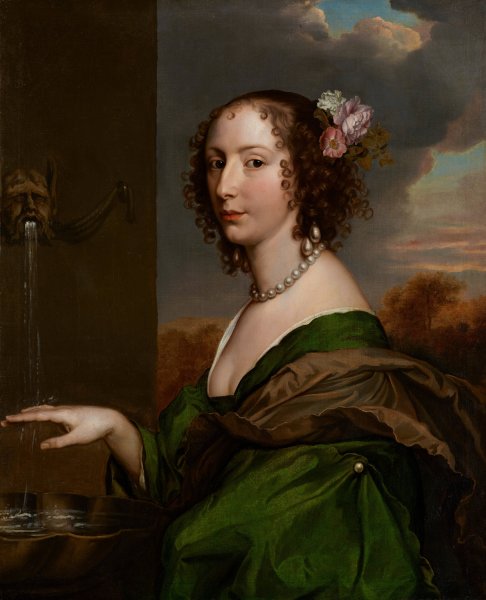 Main Product Photo of Portrait of Woman, Countess of Carlisle, called Lucy Percy  Painting by Adriaen Hanneman