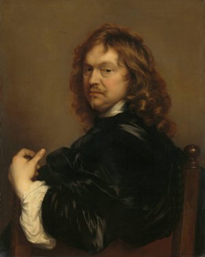 Self Portrait by Adriaen Hanneman Oil Painting