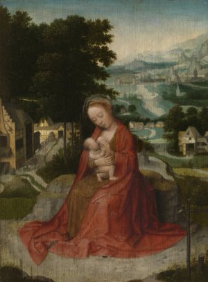 The Rest on the Flight into Egypt by Adriaen Isenbrandt Oil Painting