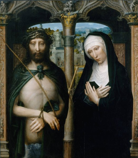 Main Product Photo of Christ Crowned with Thorns  Painting by Adriaen Isenbrant