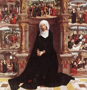 Our Lady of the Seven Sorrows by Adriaen Isenbrant Oil Painting